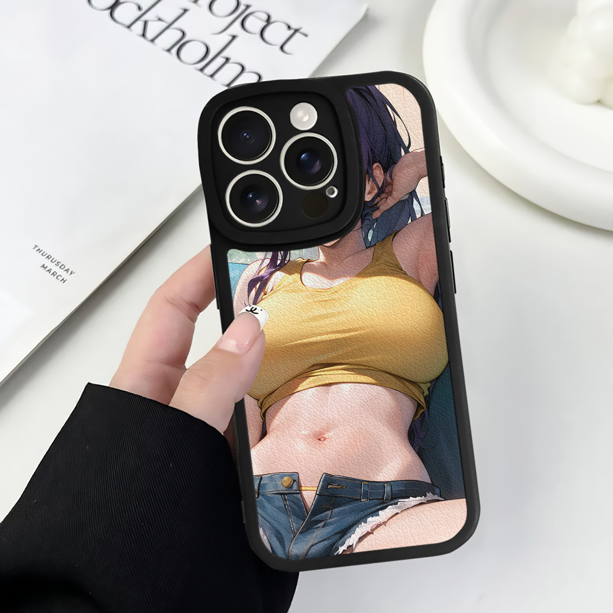 （画像用） EVA 新世紀エヴァンゲリオン 【iPhone 16シリーズ対応】シリコンスマホケース（レザー調） 材質：シリコン